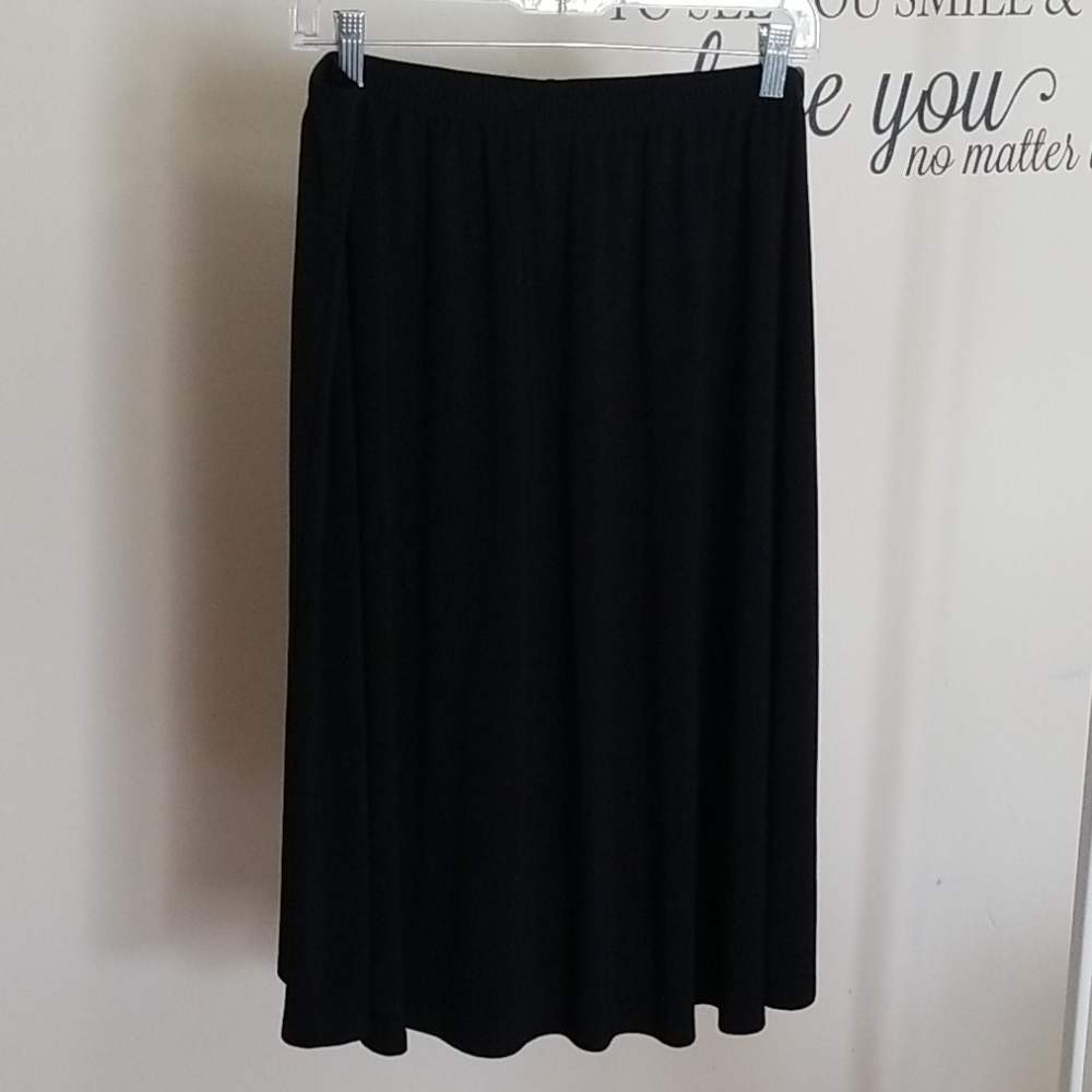 Dressbarn Midi Black Skirt